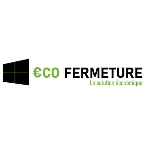 creation de logo et identite visuelle Eco-Fermeture-logo-perpignan-1