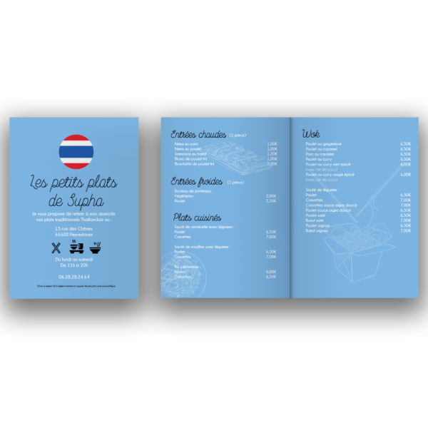creation impression perpignan 66 carte menu